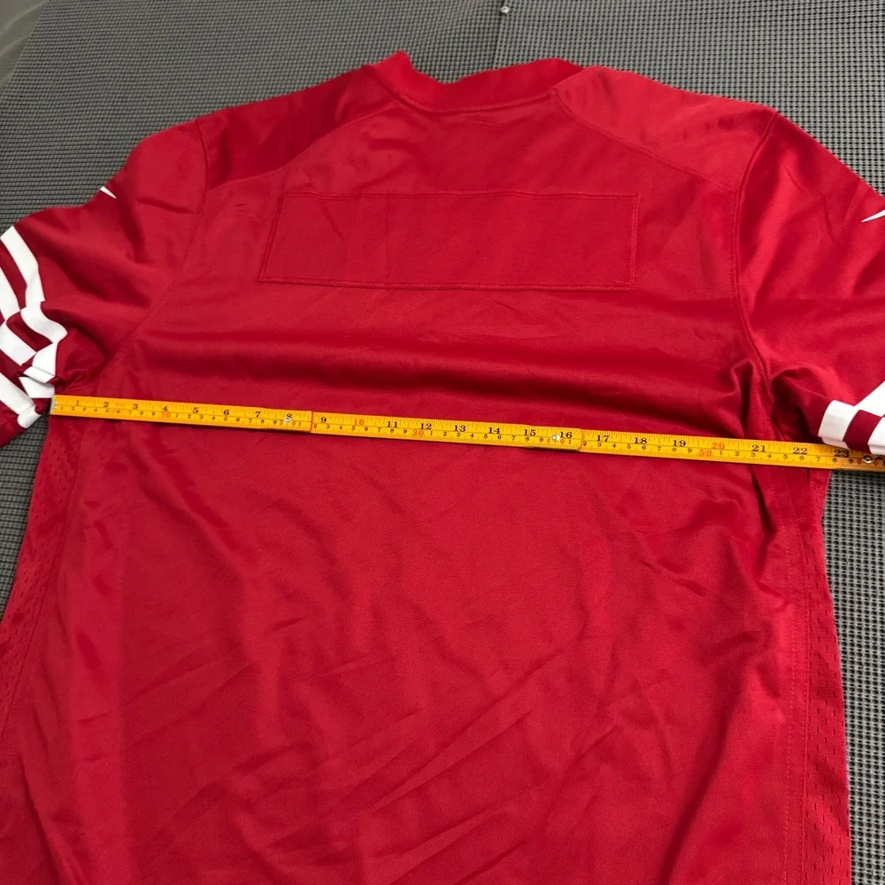 Nike NFL San Francisco 49ers On Field Blank Back Jersey Red Mens Large